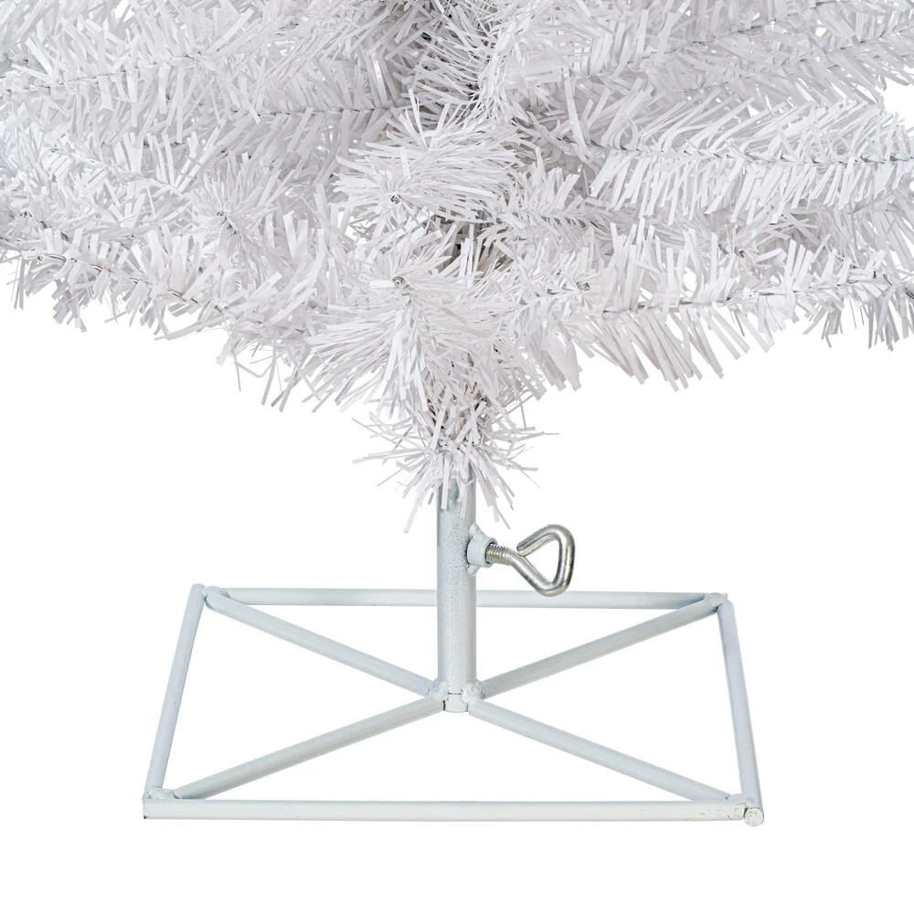 2'Hx20"W Fir Artificial Christmas Tree, Unlit -White - Image 4