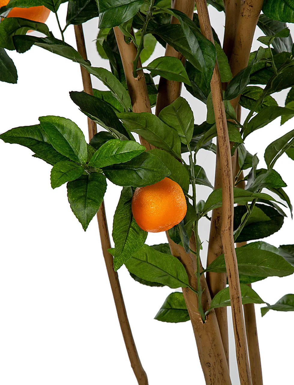3' Artificial Orange Fruit Tree w/Plastic Pot -Orange/Green - Image 2
