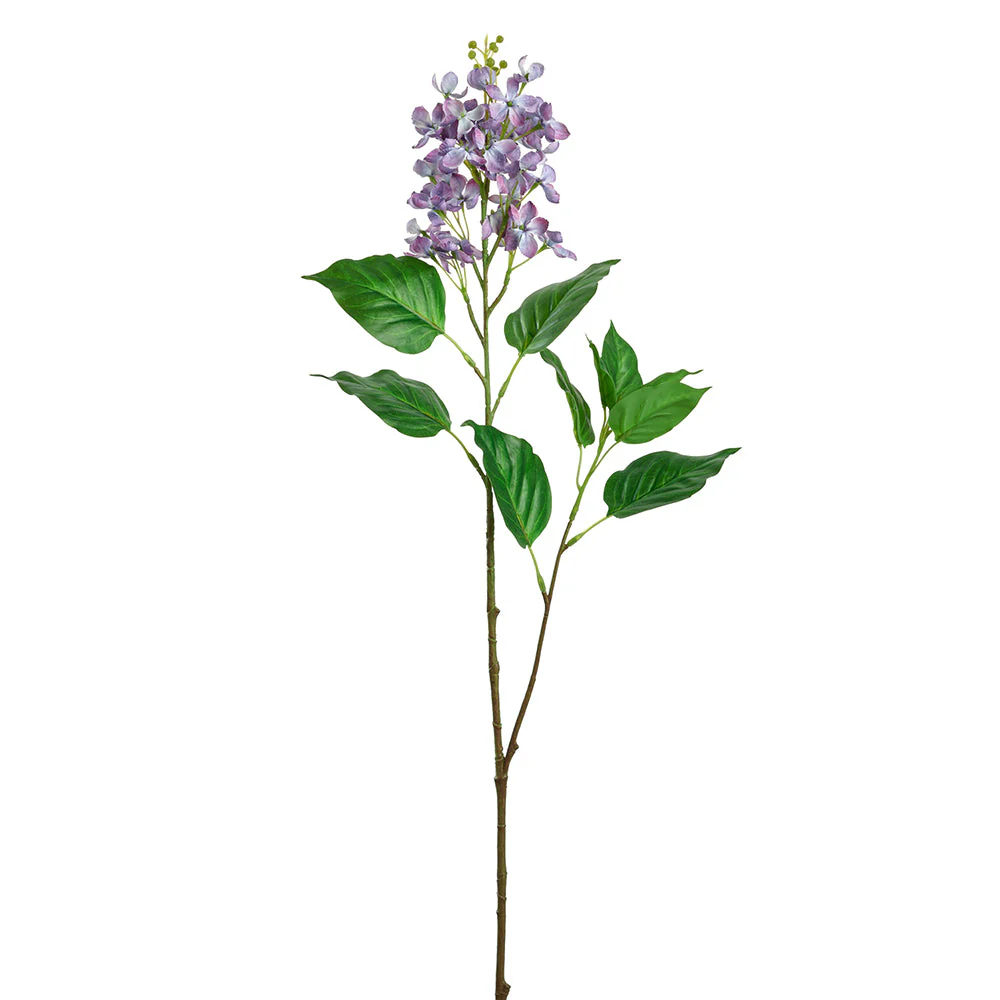 30.3" Lilac Silk Flower Stem -Lavender (Pack of 12)
