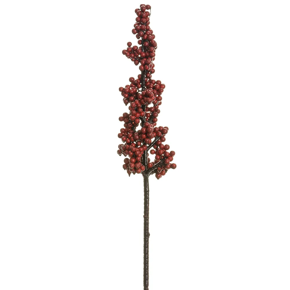 30" Artificial Berry Stem -Red (Pack of 12)