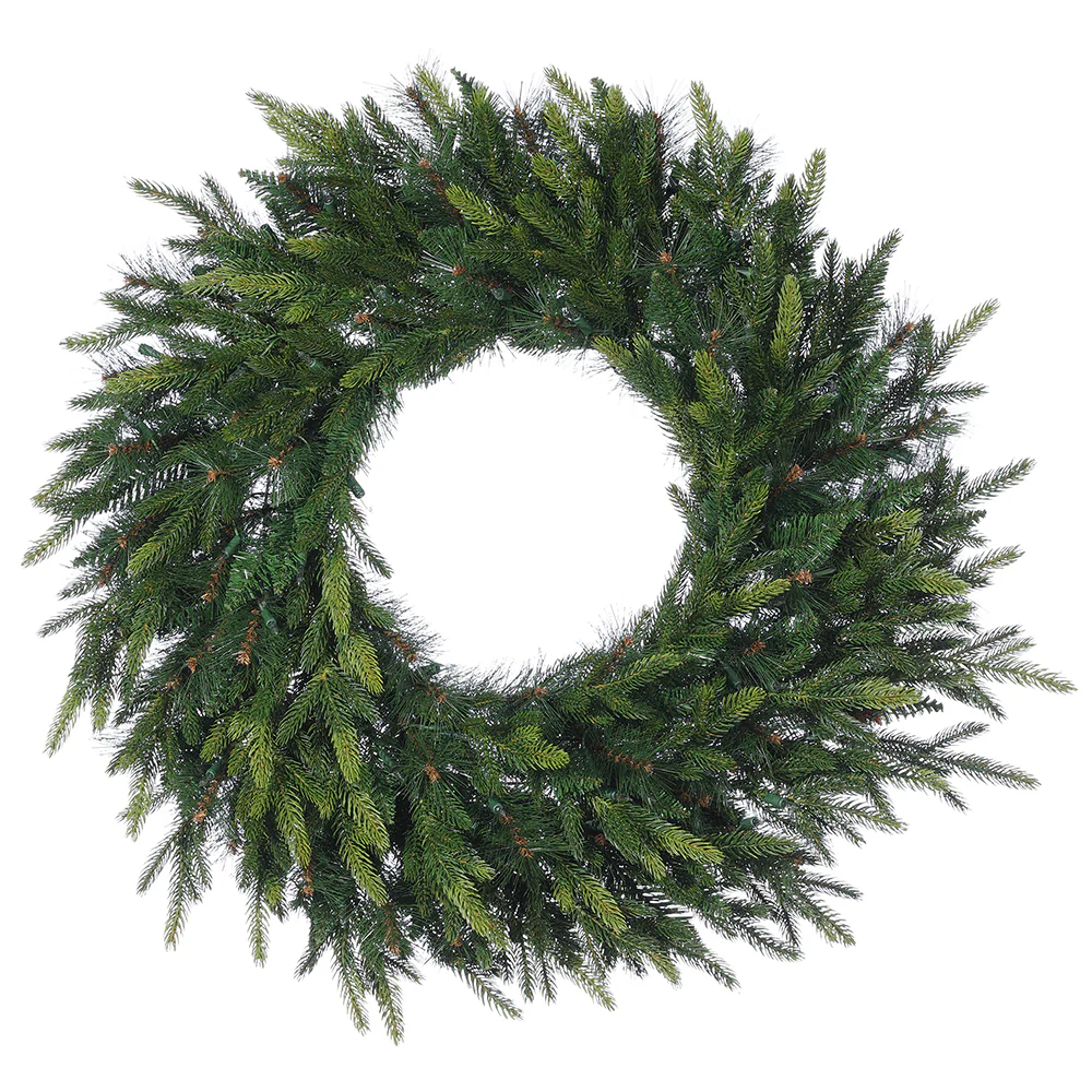 30" Artificial Colorado Mixed Pine Wreath -Green (Pack of 2)