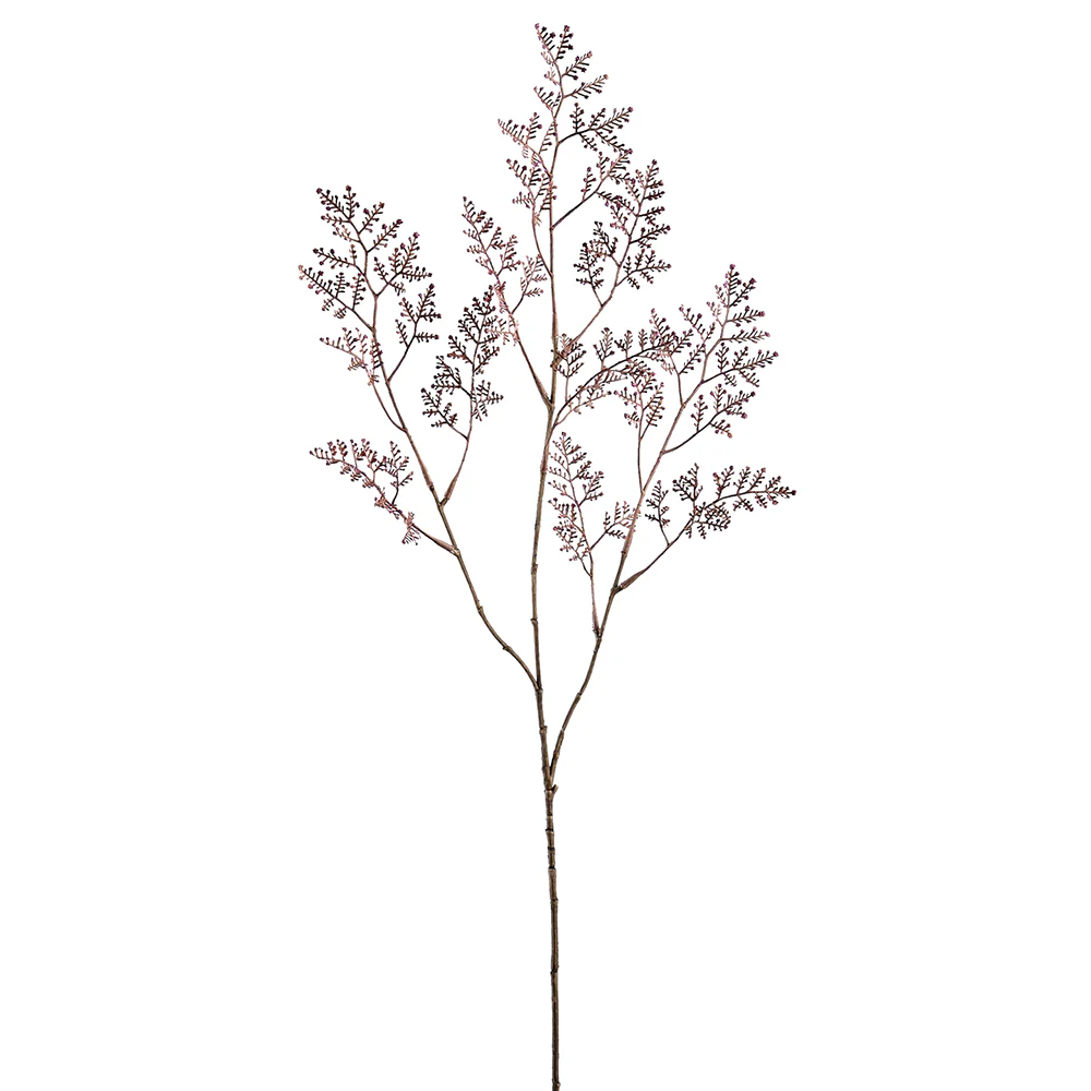 30" Artificial Limonium Flower Stem -Mauve (Pack of 12)