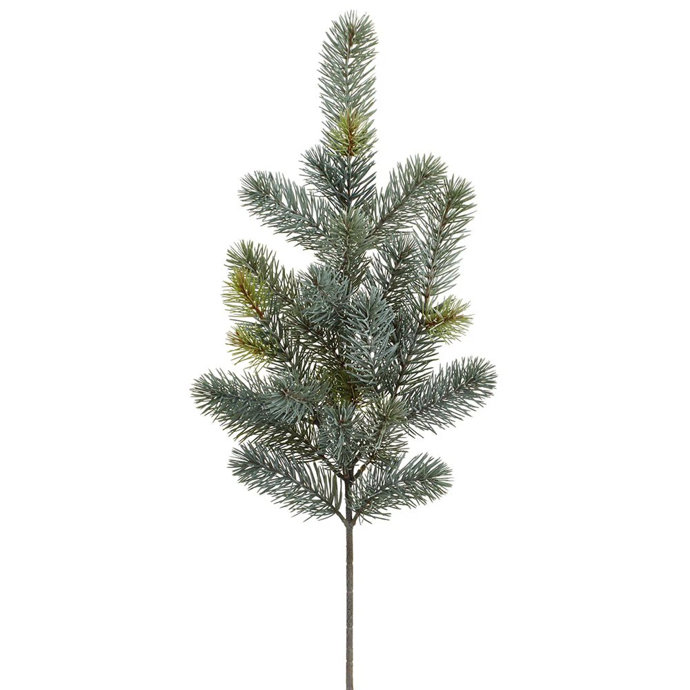 30" Artificial Pine Stem -Green/Gray (Pack of 6)
