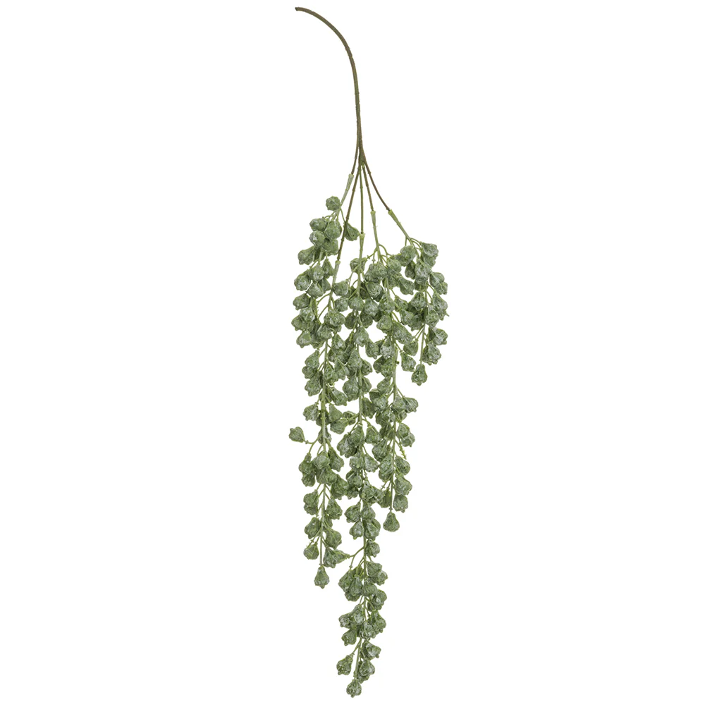 30" Hanging Artificial Pod Stem -Green/Gray (Pack of 6)
