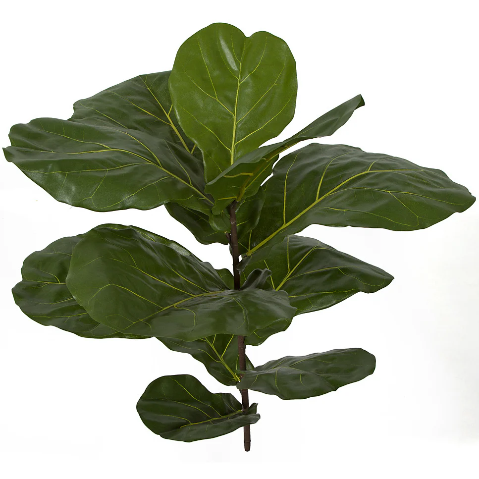 30" IFR Artificial Fiddle Leaf Fig Stem -Green (Pack of 4)