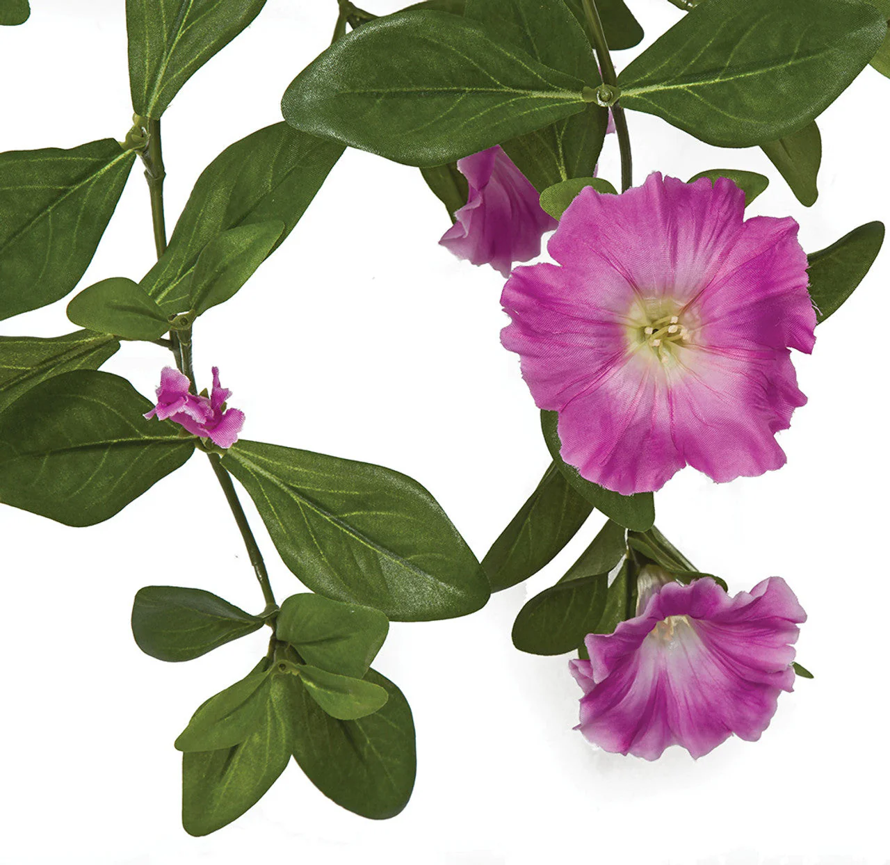 30" Petunia Silk Hanging Flower Bush -Lavender (Pack of 4) - Image 2