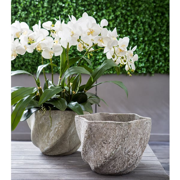 30" Phalaenopsis Orchid Silk Flower Arrangement -White - Image 2