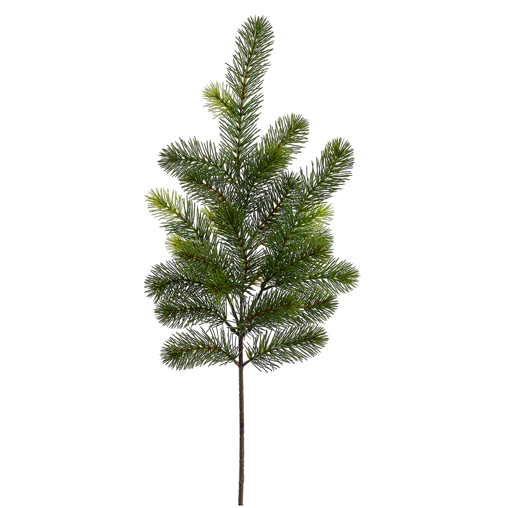 30" Pine Artificial Stem -Green (Pack of 6)