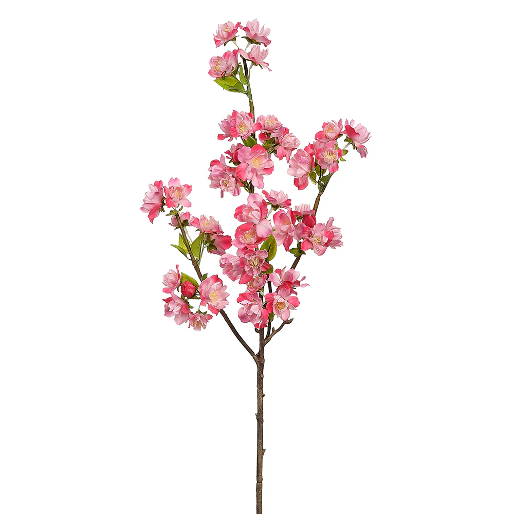 30" Real Touch Silk Cherry Blossom Flower Stem -Beauty (Pack of 12)