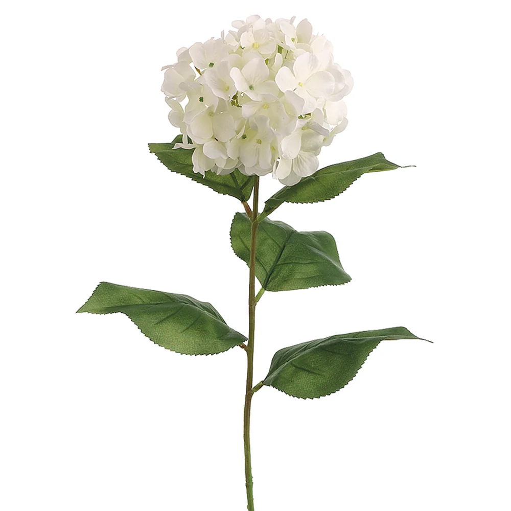30" Silk Hydrangea Flower Spray -Cream/White (Pack of 12)