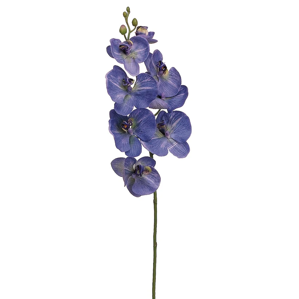 30" Silk Phalaenopsis Orchid Flower Spray -Delphinium (Pack of 12)