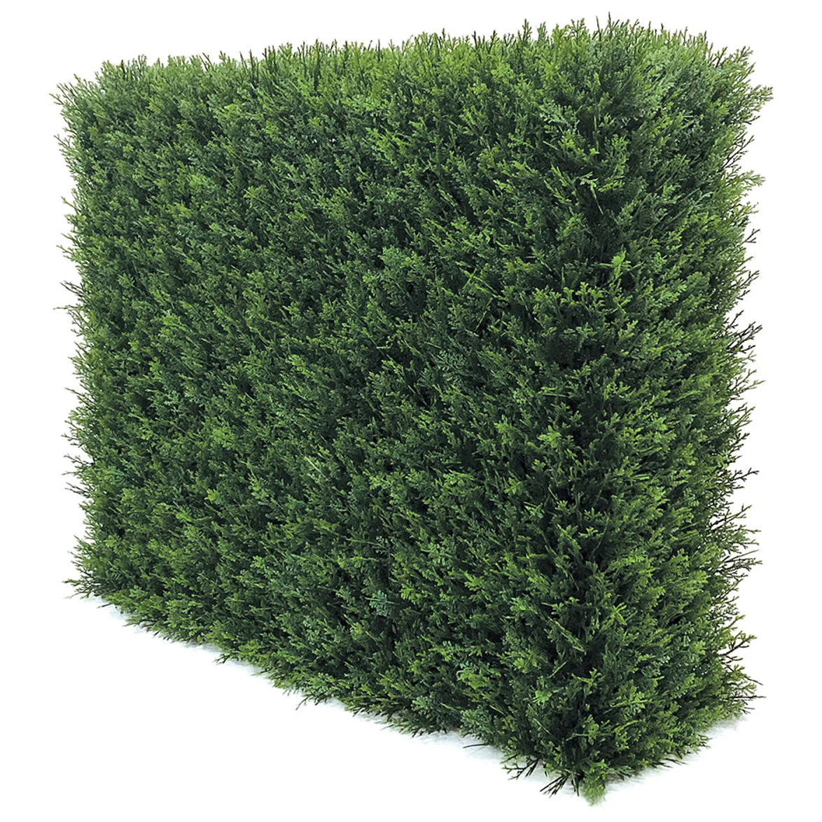 30"Hx36"W"x12"D IFR Cedar Artificial Topiary Hedge -2 Tone Green