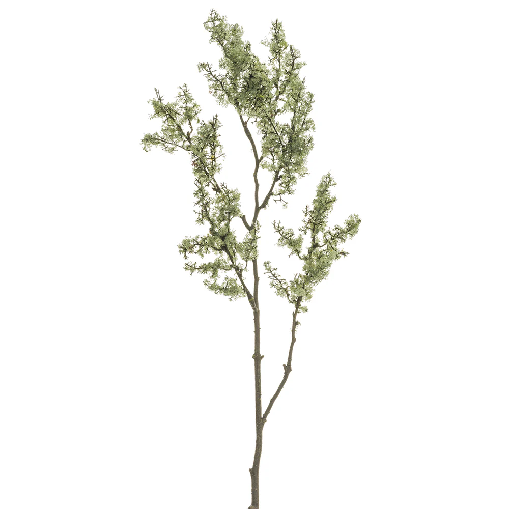 31.5" Artificial Moss Branch Stem -Green/Gray (Pack of 12)
