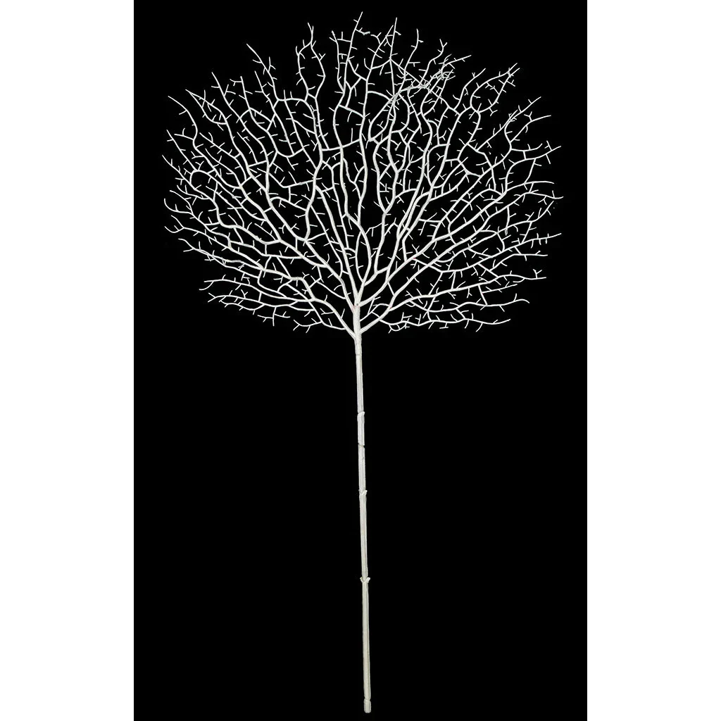 31" Artificial Coral Twig Stem -White/Cream (Pack of 12)