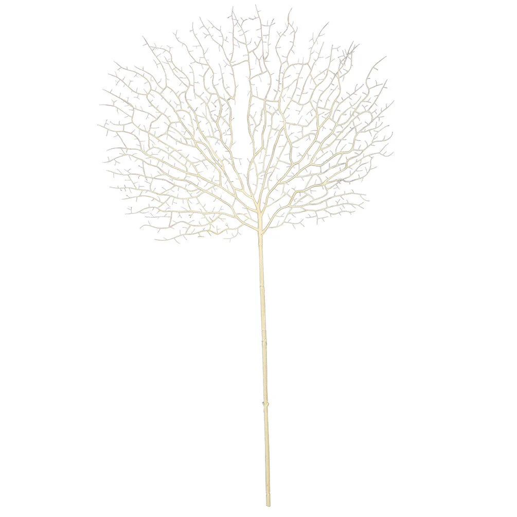 31" Artificial Coral Twig Stem -White/Cream (Pack of 12) - Image 2