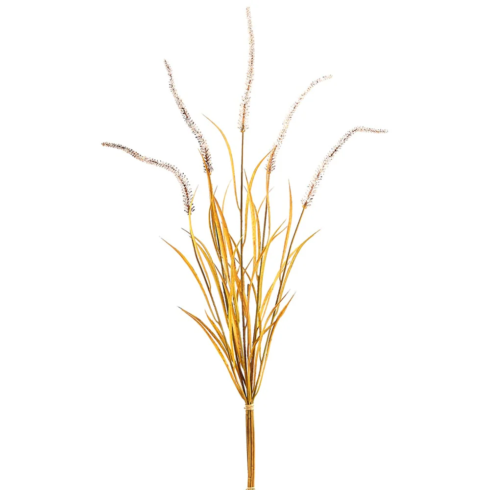 31" Artificial Foxtail Grass Flower Stem -Beige (Pack of 12)