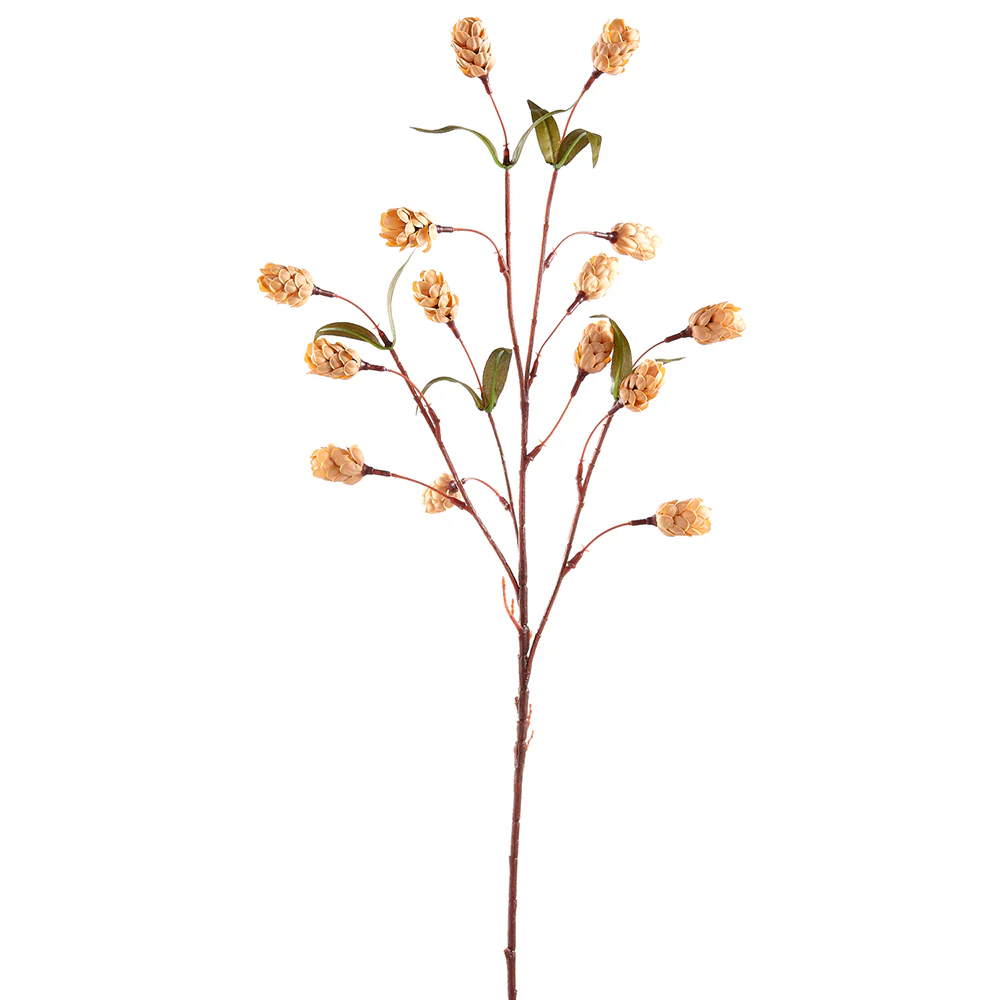 31" Artificial Hops Flower Stem -Beige (Pack of 12)