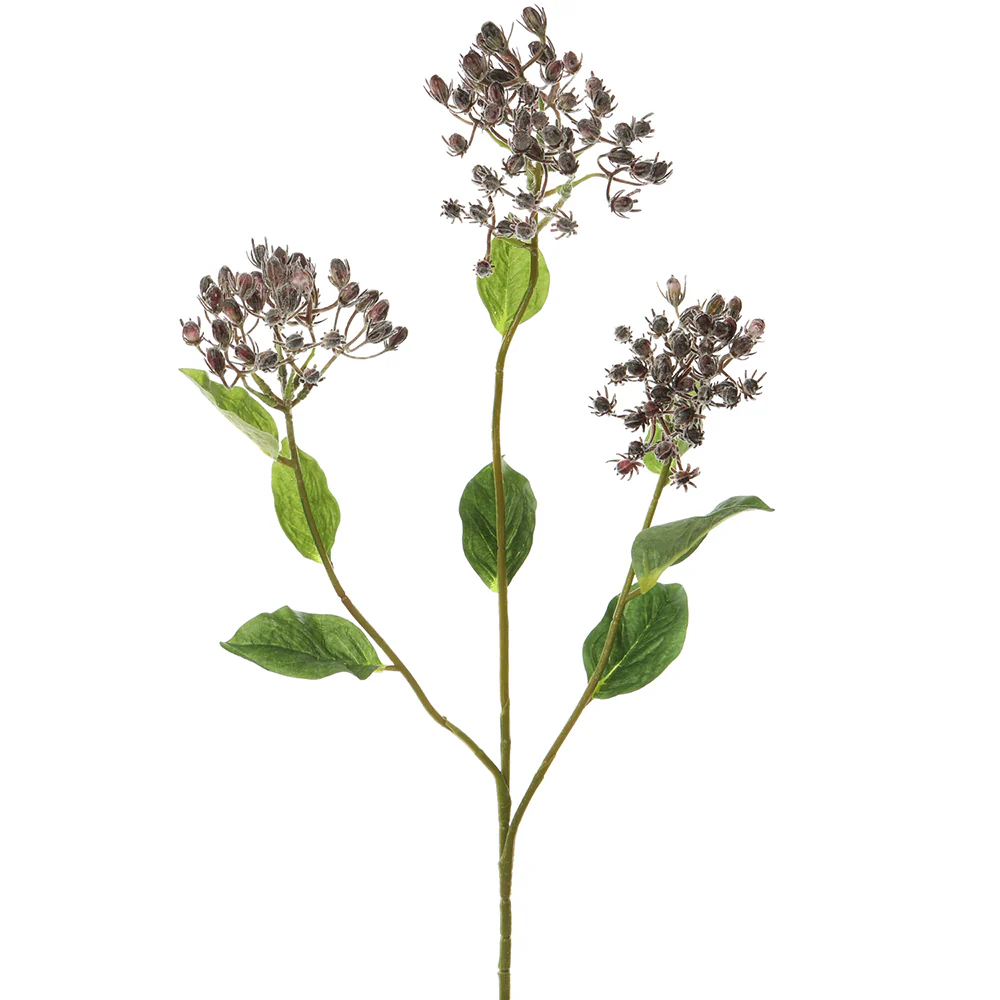 31" Artificial Hypericum Berry Stem -Purple (Pack of 12)