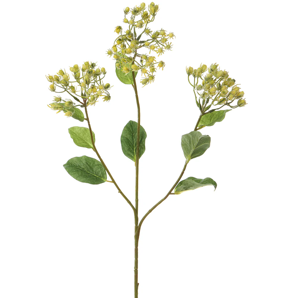 31" Artificial Hypericum Berry Stem -Yellow (Pack of 12)