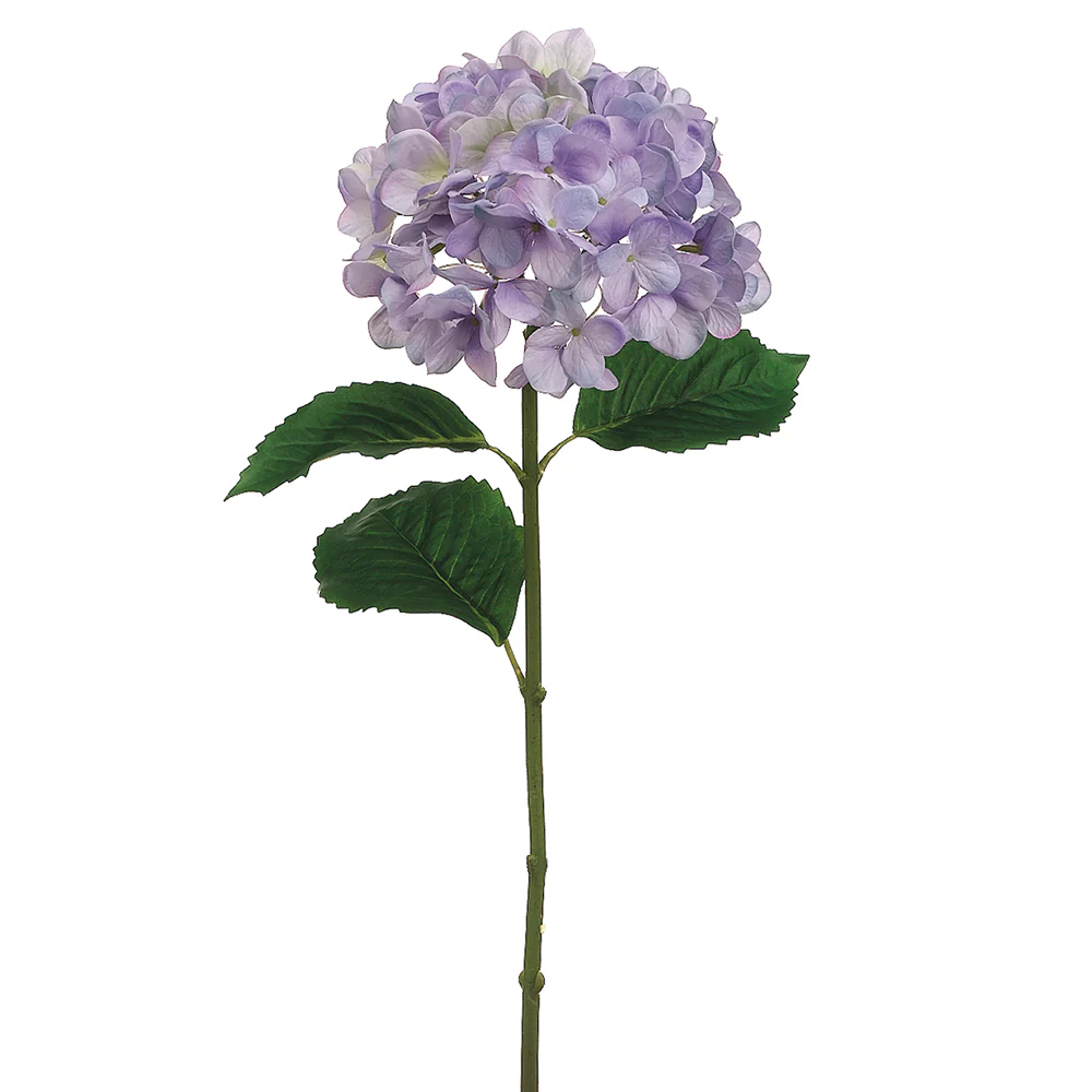 31" Hand-Wrapped Silk Hydrangea Flower Spray -Light Blue (Pack of 12)