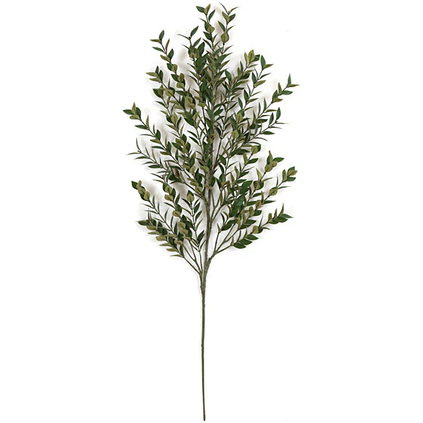 31" IFR Artificial Ruscus Branch Stem -Green (Pack of 12)