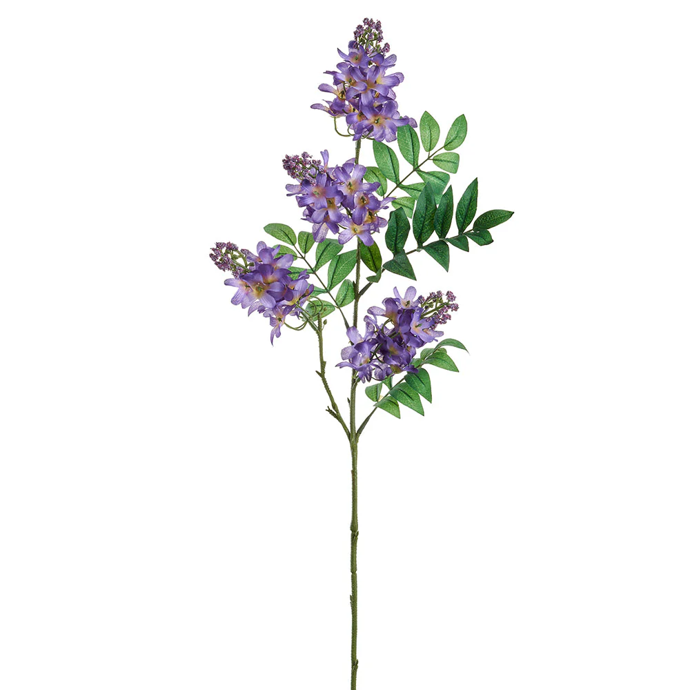 31" Lilac Silk Flower Stem -Purple (Pack of 12)