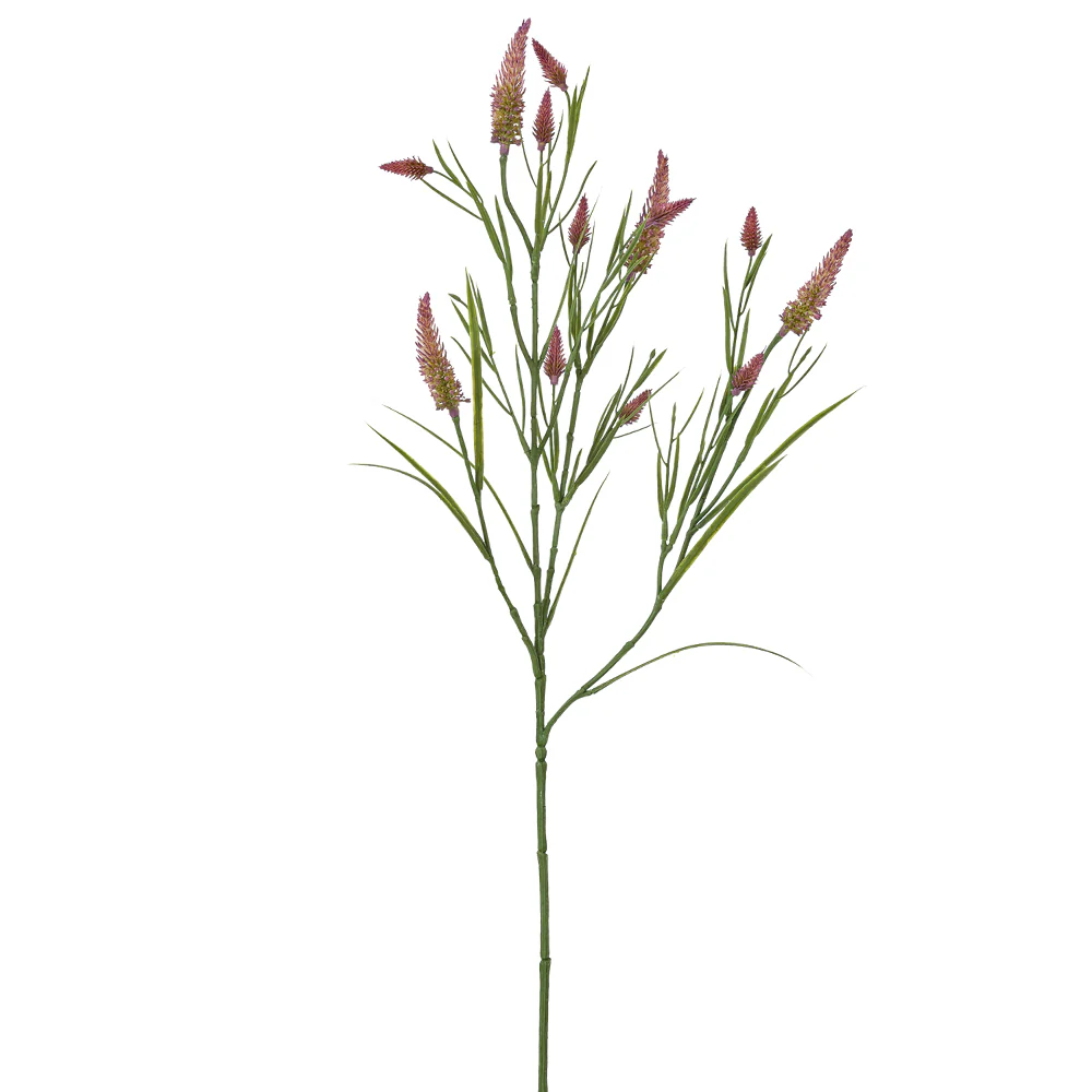 31" Narrowleaf Crimson Clover Artificial Flower Stem -Lilac (Pack of 12)