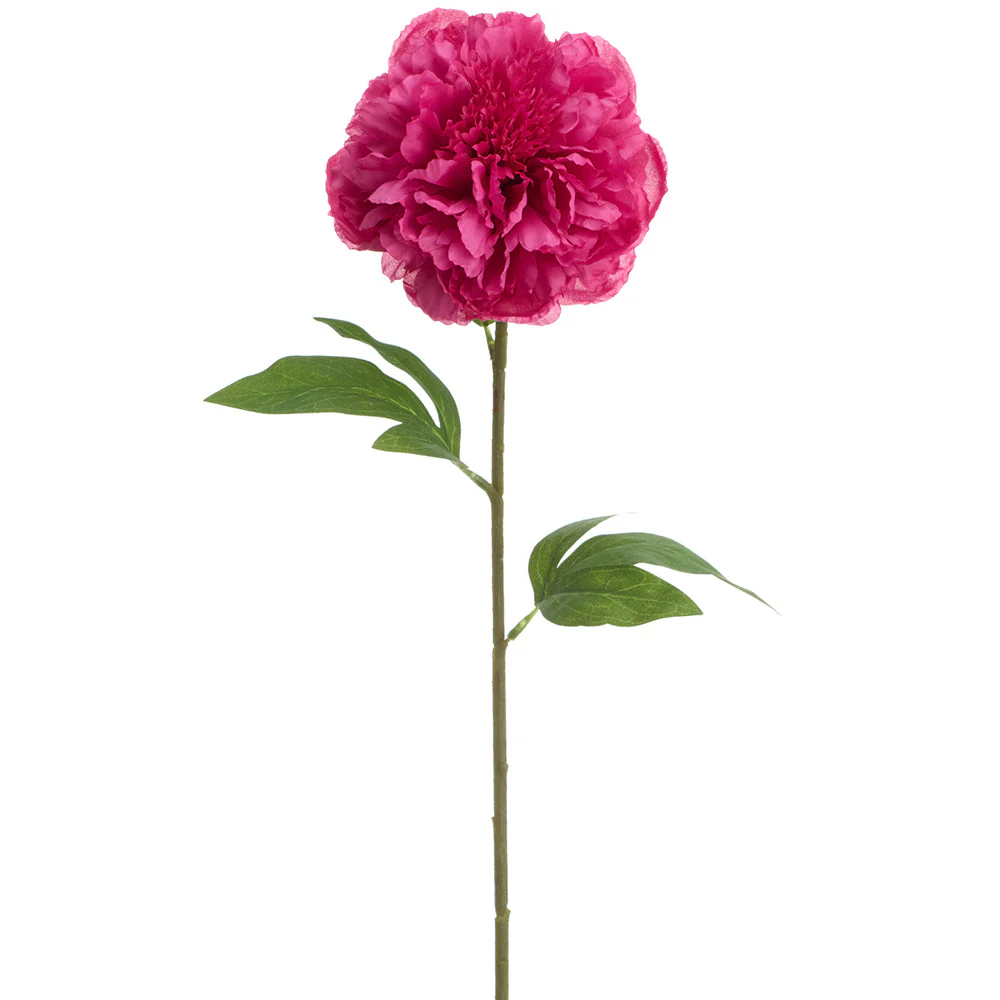 31" Peony Faux Flower Stem -Beauty (Pack of 12)