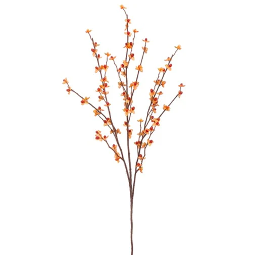 32" Artificial Bittersweet Berry Spray -Orange/Yellow (Pack of 12)