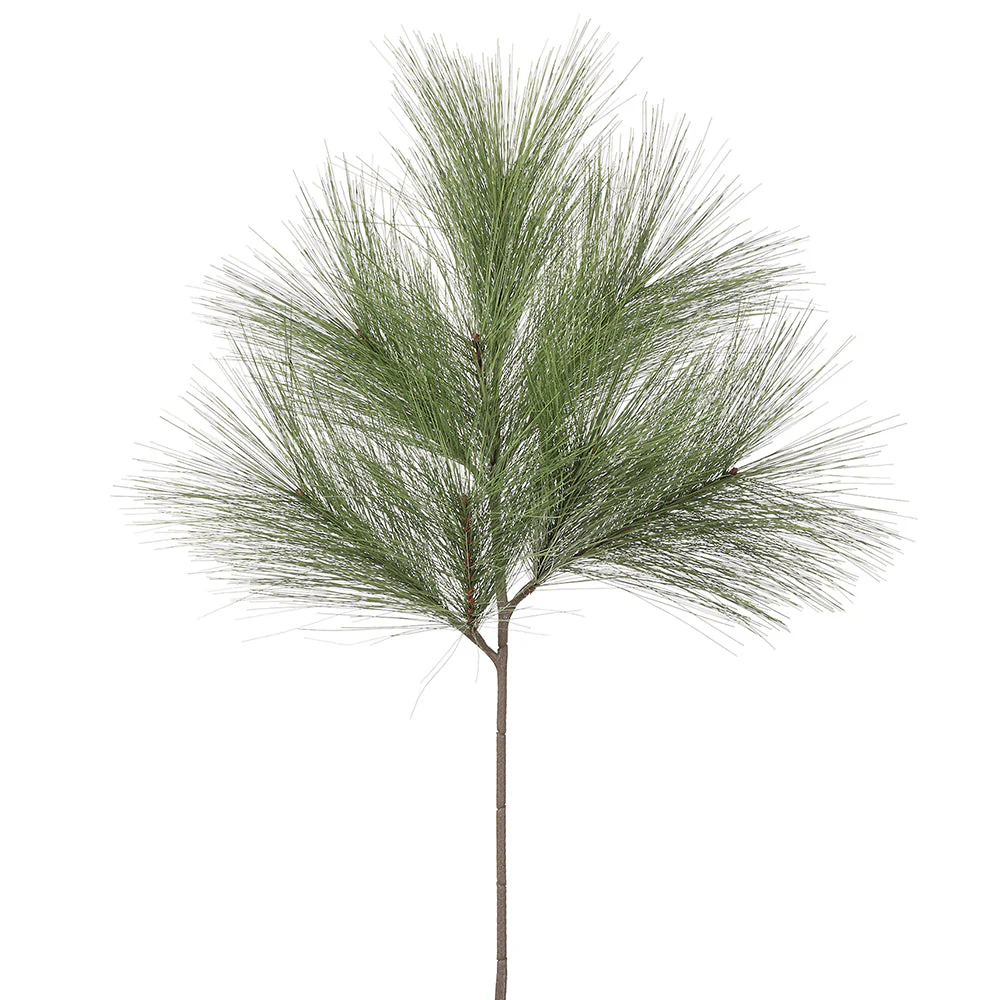 32" Artificial Long Needle Pine Stem -Green (Pack of 4)