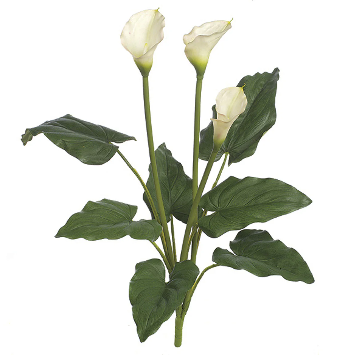 32" Calla Lily Silk Flower Bush -White (Pack of 6)