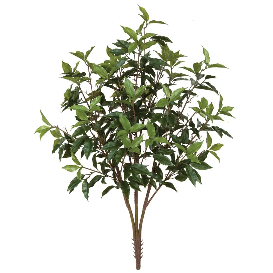 3'2" Outdoor UV-Proof Artificial Ficus Tree -Green (Pack of 2)