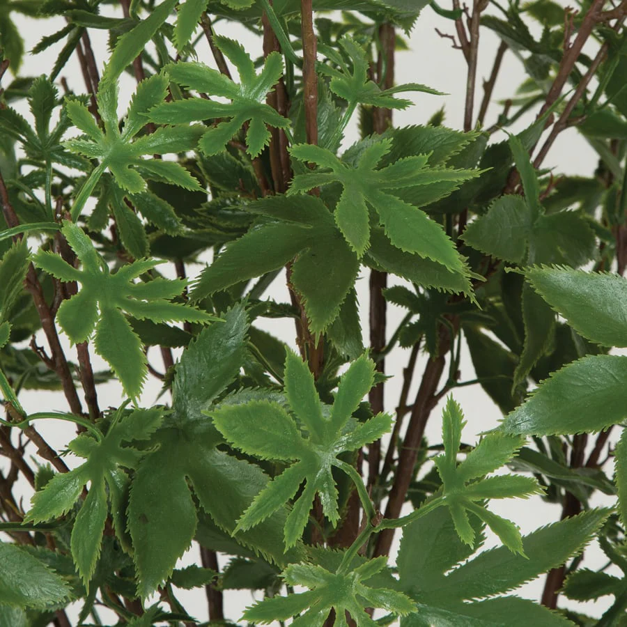3'2" Outdoor UV-Proof Artificial Maple Tree -Green (Pack of 2) - Image 2