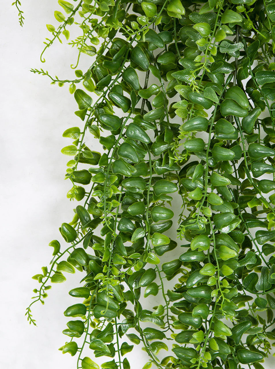 32" Outdoor UV-Resistant Artificial Hanging Button Fern Plant -Green (Pack of 6) - Image 3