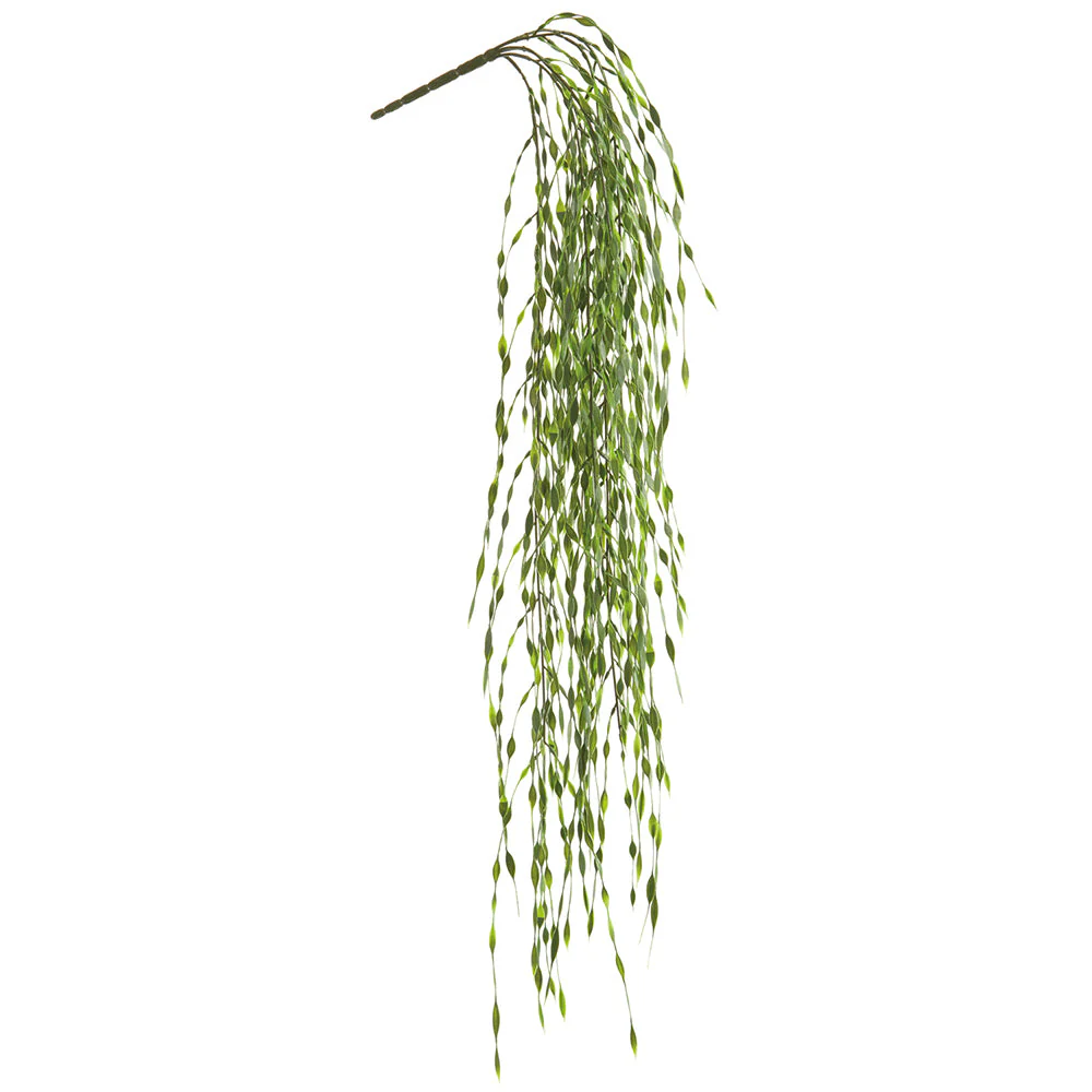 32" Outdoor UV-Resistant Artificial Hanging Sea Grass Plant -Green (Pack of 12)