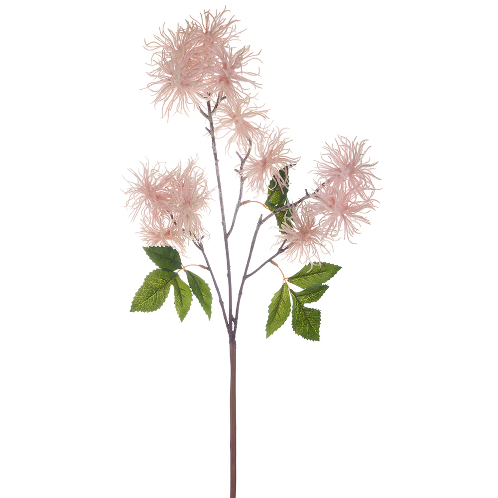 32" Silk Spider Mum Flower Stem -Pink (Pack of 12)
