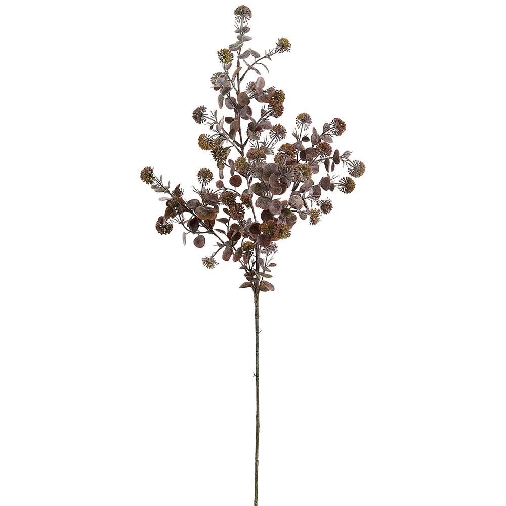 32" Thistle Artificial Flower Stem -Brown/Green (Pack of 12)