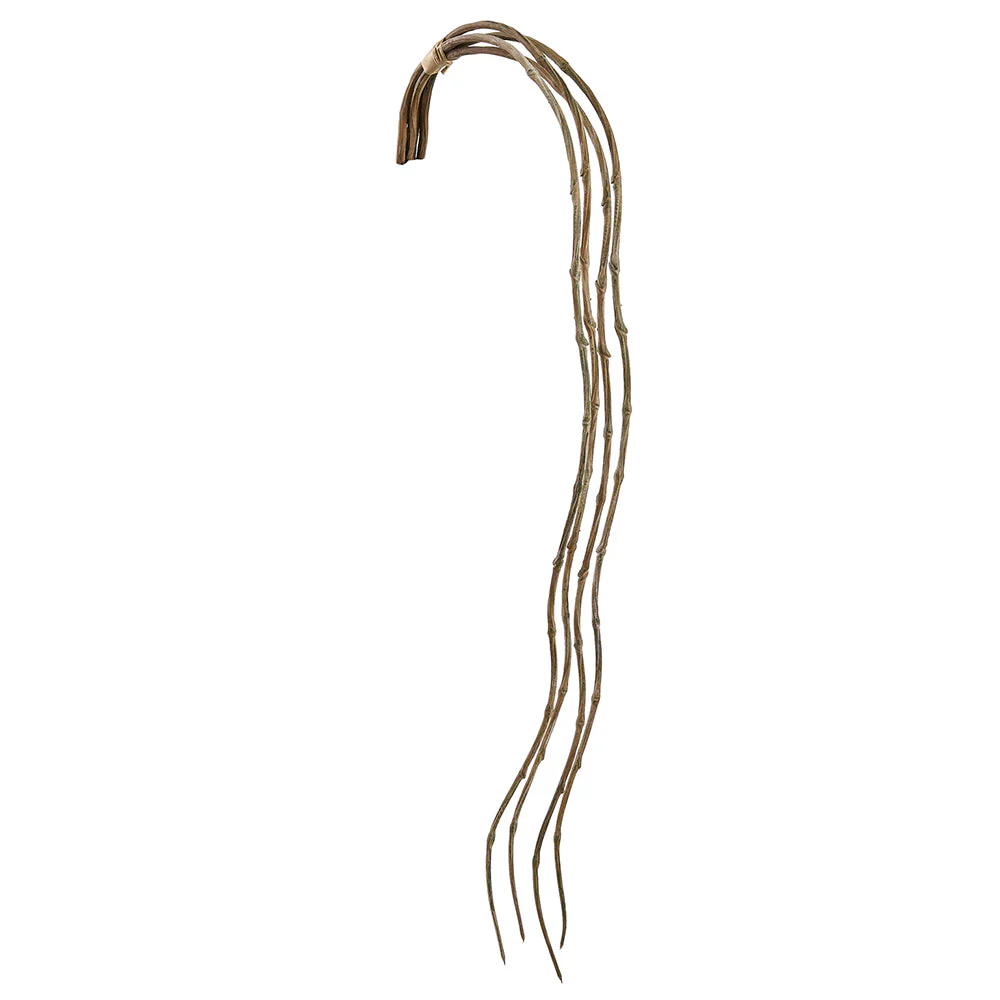 33.5" Hanging Root Artificial Stem Bundle -Brown/Green (Pack of 24)