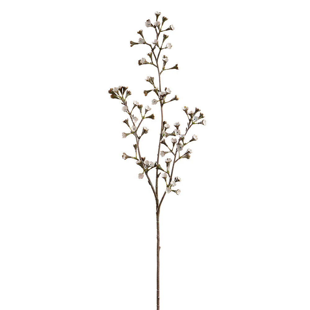 33" Artificial Flowering Pod Stem -Brown (Pack of 12)