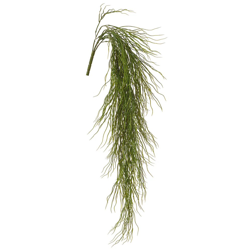 33" Hanging Silk Willow Leaf Plant -Green (Pack of 12)