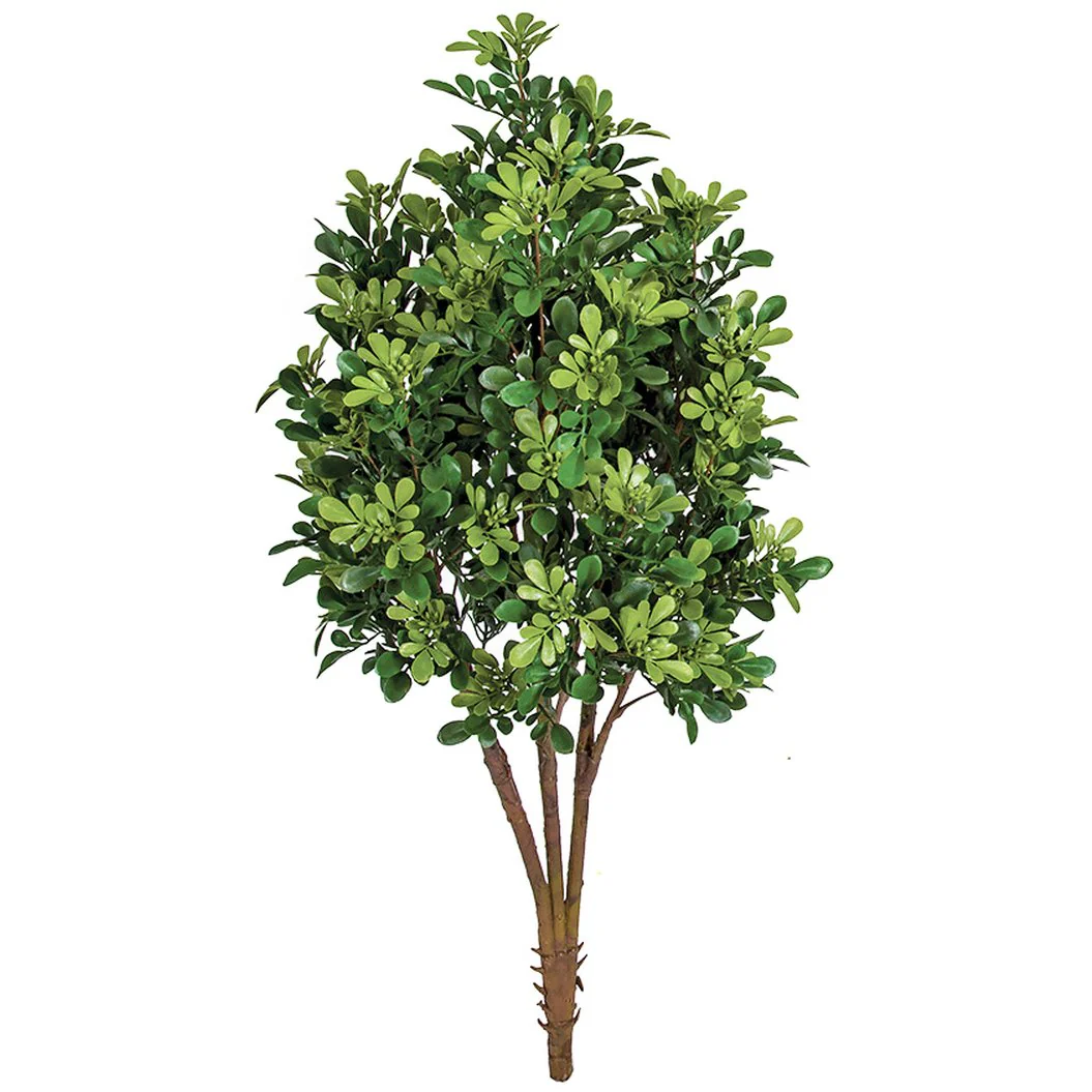 33" Outdoor UV-Proof Artificial Boxwood Plant -Green (Pack of 2)
