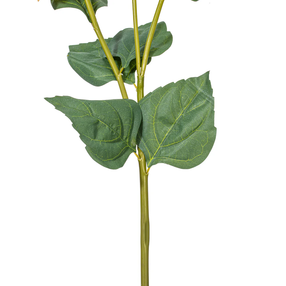 33" Silk Hydrangea Flower Stem -Lavender (Pack of 6) - Image 3