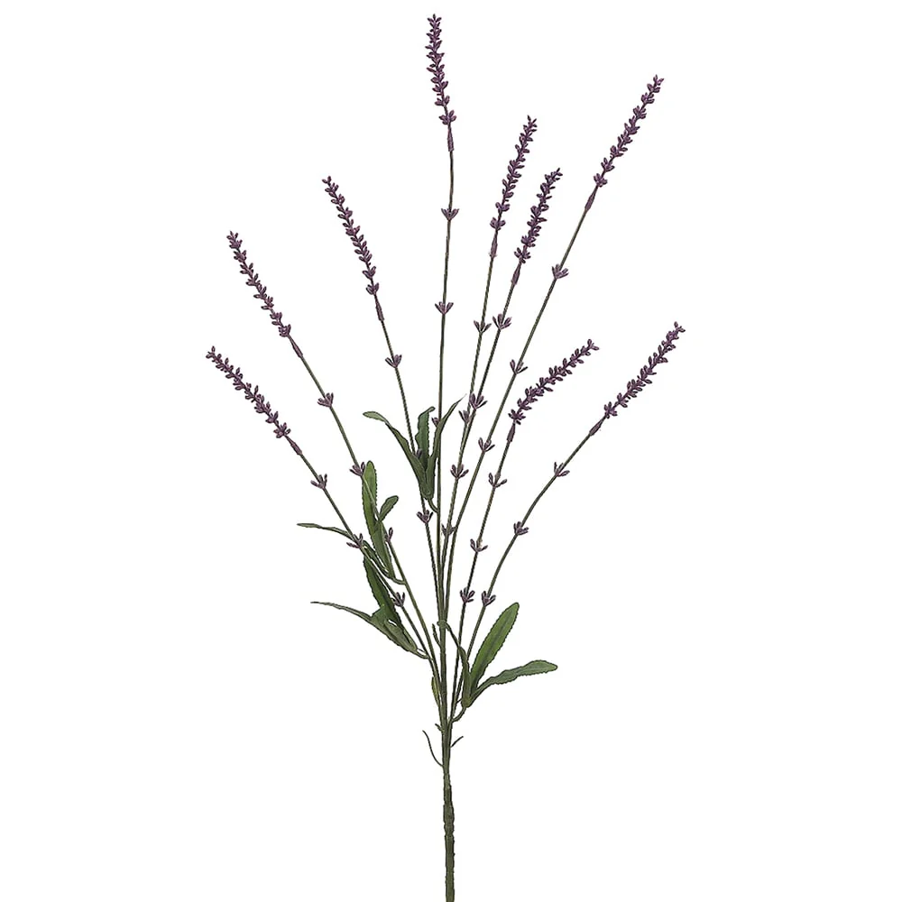33" Silk Lavender Flower Spray -Lavender (Pack of 24)
