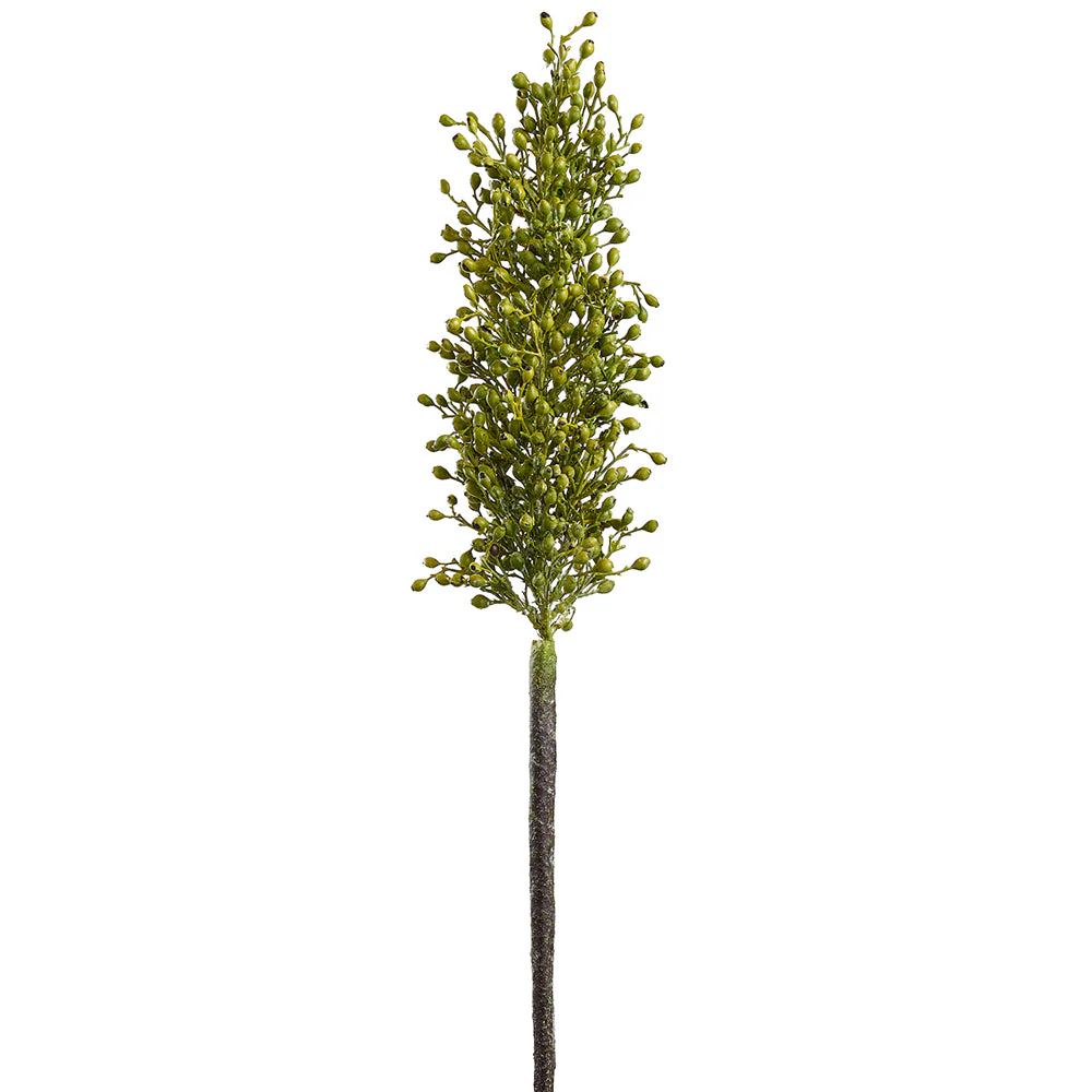 34.5" Berry Artificial Stem -Green (Pack of 12)