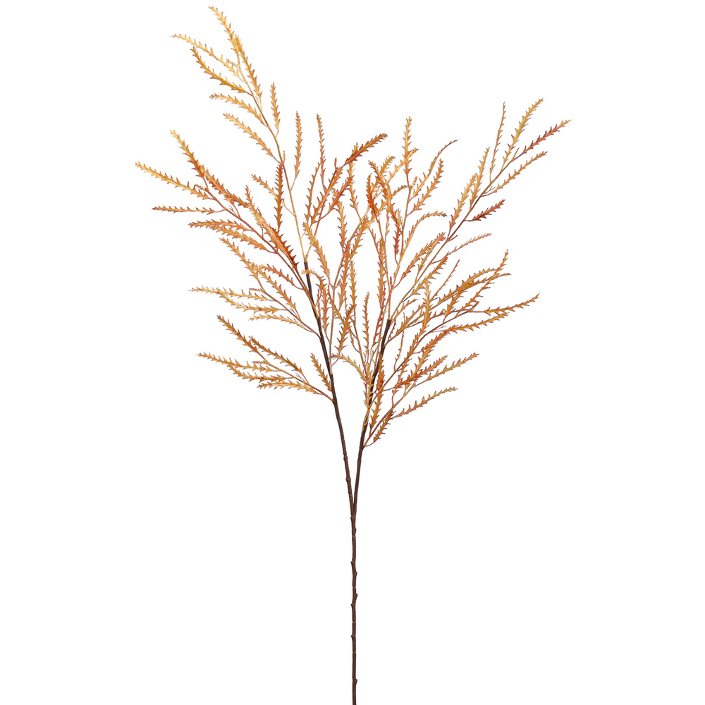 34" Artificial Reed Grass Stem -Mustard (Pack of 12)