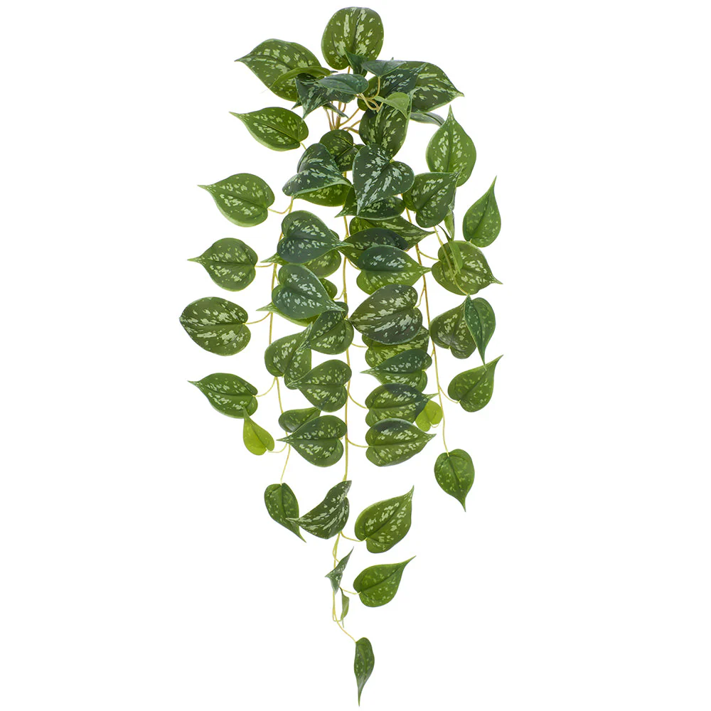34" Hanging Silk Pothos Plant -Green (Pack of 2)