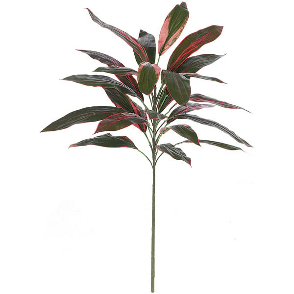 34" IFR Cordyline Artificial Stem -Red/Green (Pack of 12)