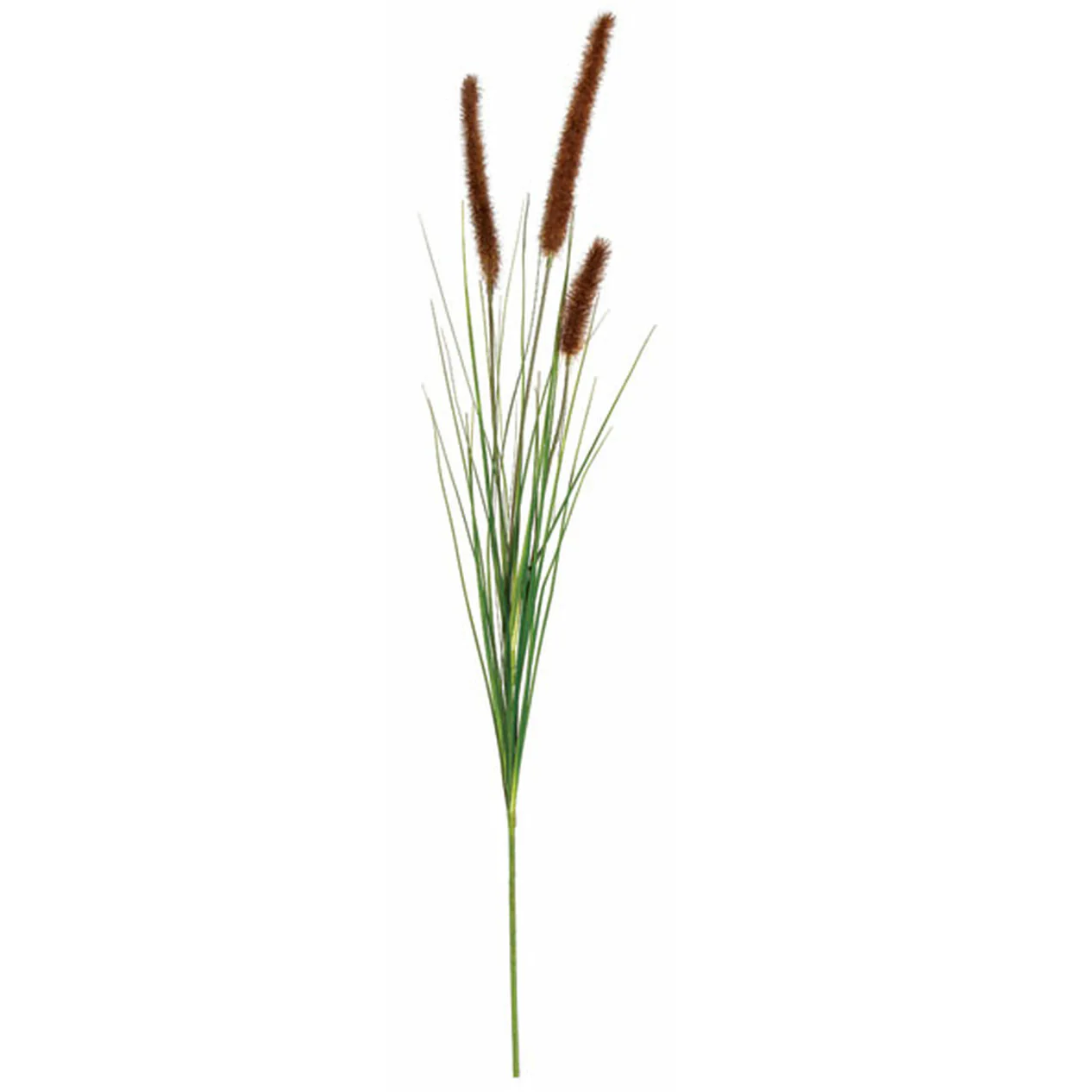 34" IFR PVC Artificial Onion Grass & Foxtail Stem -Dark Brown (Pack of 24)