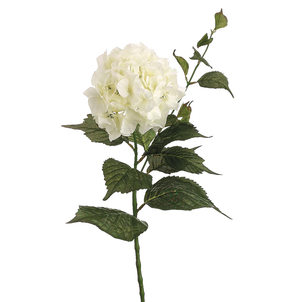 34" Silk Hydrangea Flower Spray -Cream (Pack of 12)