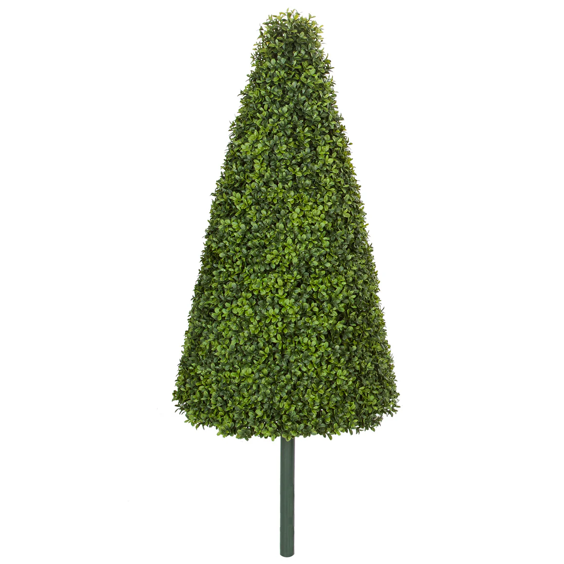 34"Hx19"W Outdoor UV-Proof Artificial English Boxwood Cone-Shaped Topiary -Green